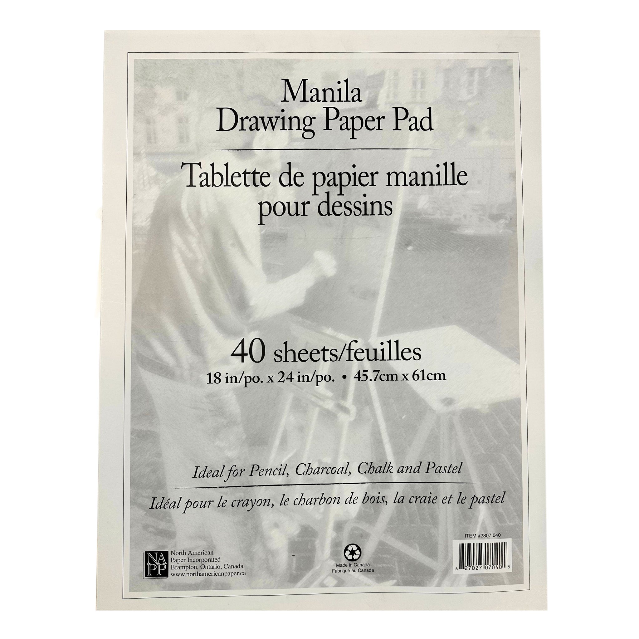 Newsprint Paper Pad - 18 x 24 - 40 sheets