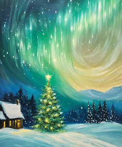 Christmas Aurora Painting Workshop