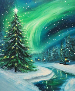 Christmas Aurora Painting Workshop