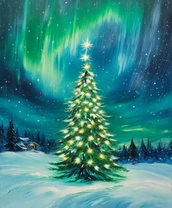 Christmas Aurora Painting Workshop