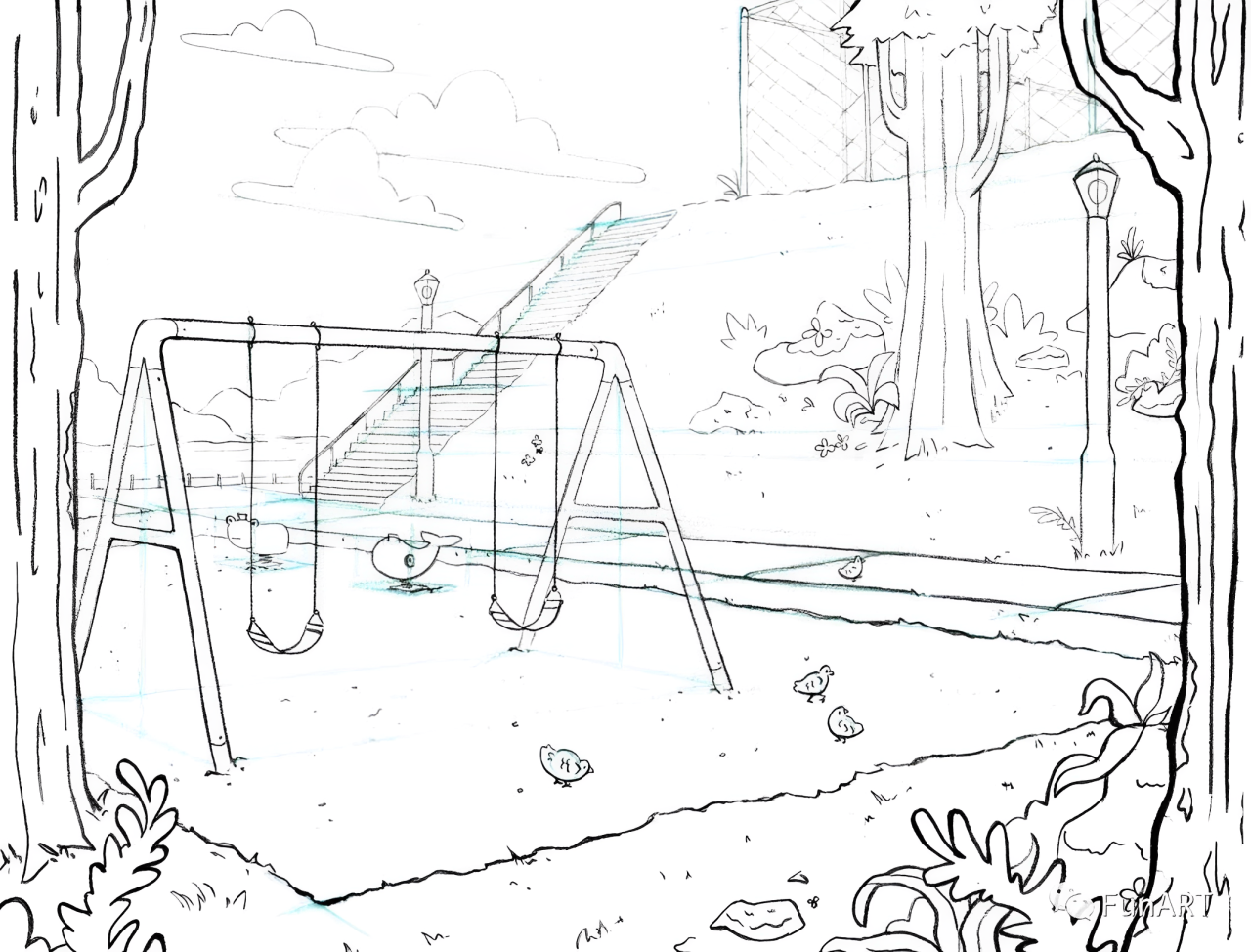 Animation Layout Design – LoveFunArt